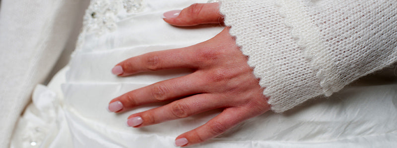 Heiraten mit einer Strickjacke