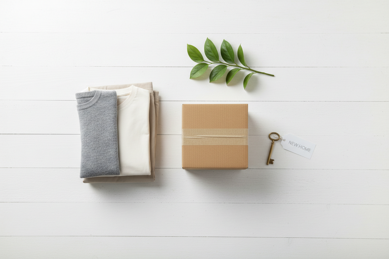 Neue Wohnung minimalismus