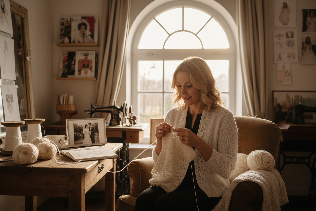 DIY wedding knit your bridal jacket or bolero