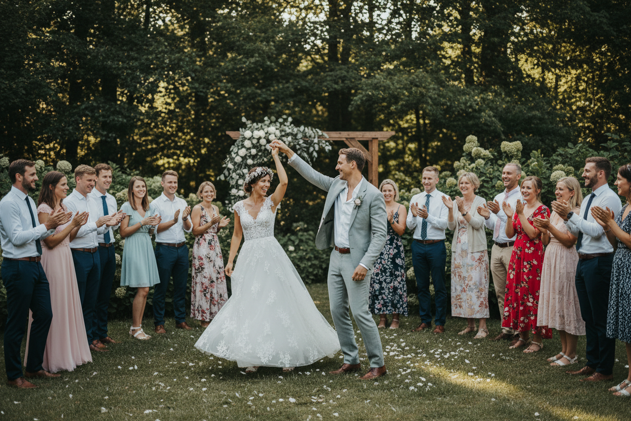 Der Brauttanz Hochzeit im Park