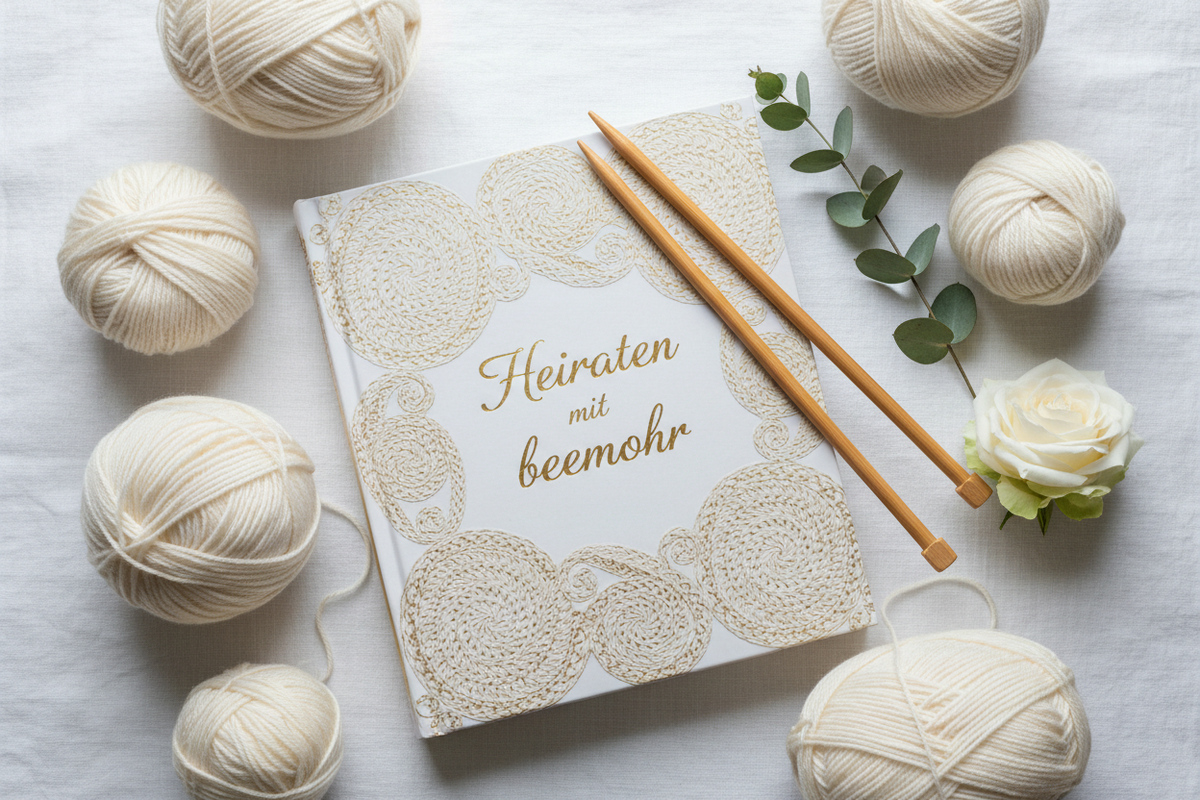 Hochzeit mit Strickanleitungen von Beemohr