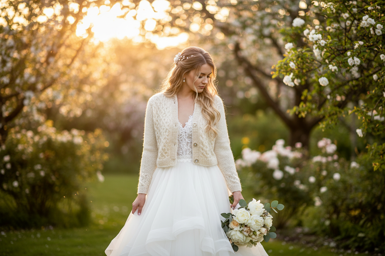 DIY Hochzeit: Stricke deine Brautjacke 🧶👰