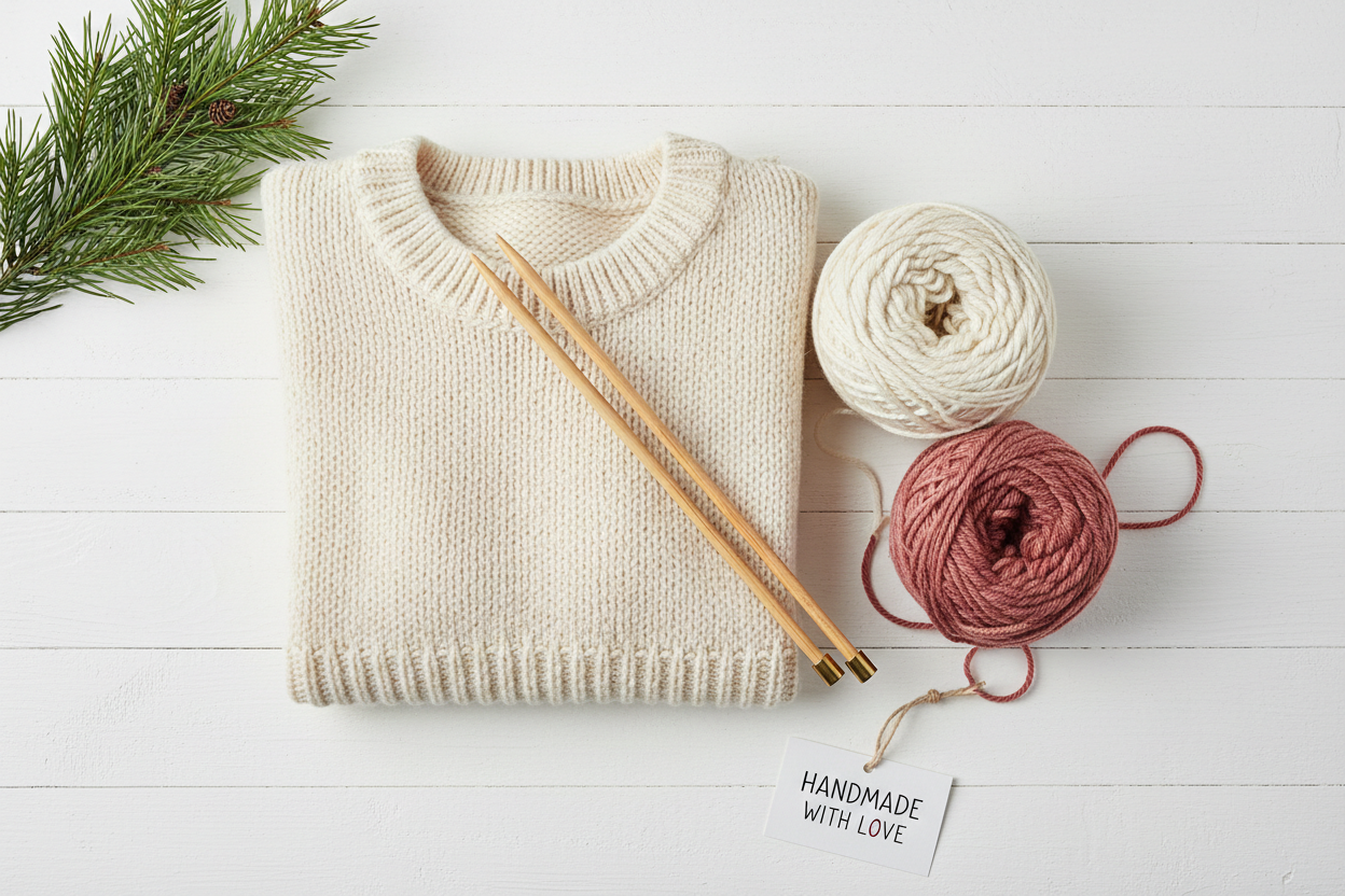 Handgestrickte Weihnachtsgeschenke – Strickanleitungen und Wolle von Beemohr