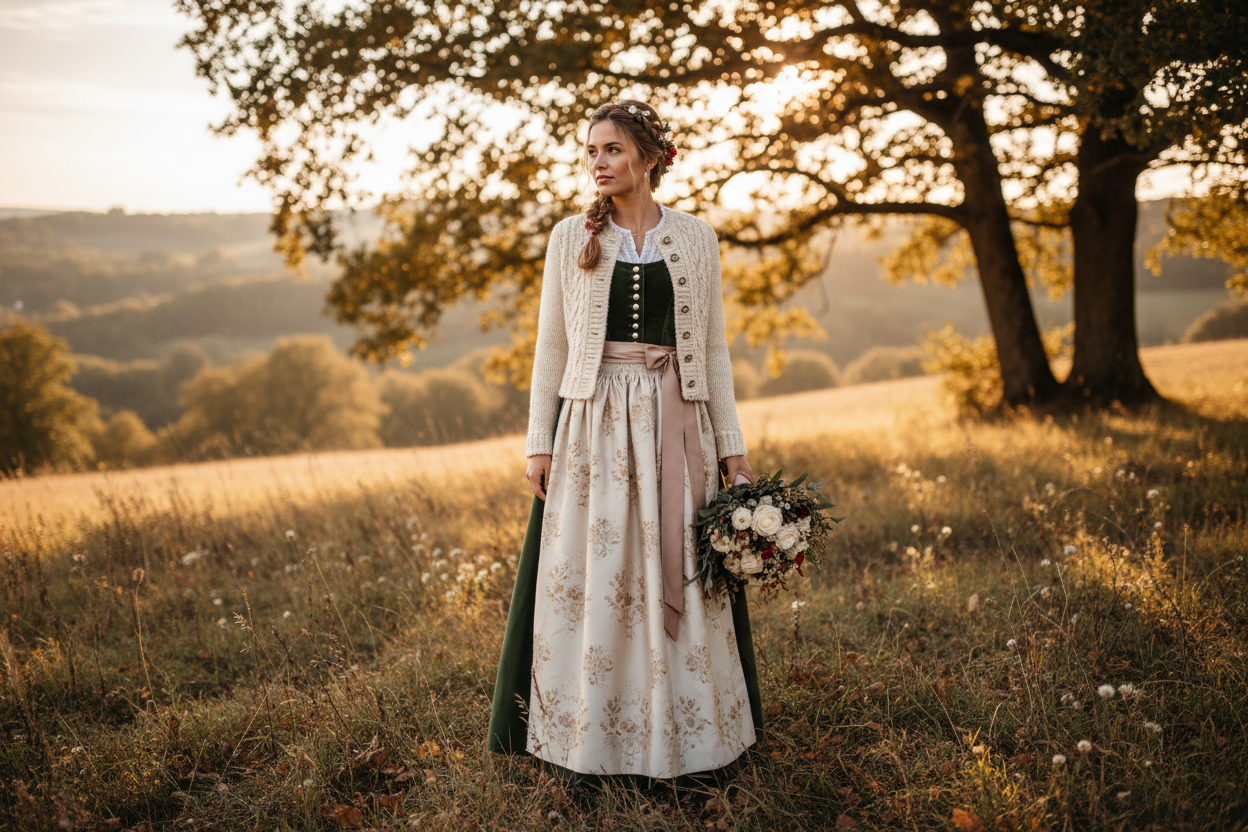 Dirndl Jacke zur Hochzeit