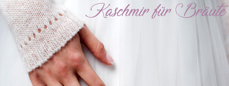 Wedding sweater made of cashmere silk