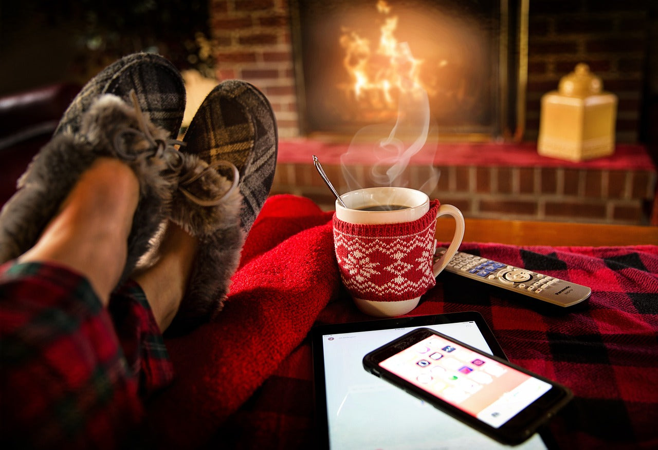 Stricken in der Vorweihnachtszeit