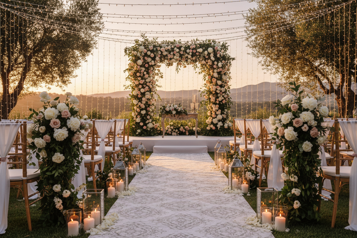 Hochzeitsideen für 2026 Dekoration und Location