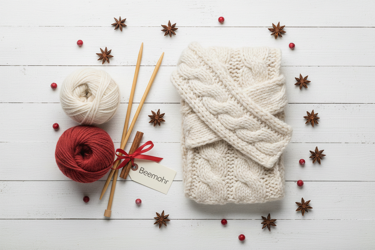 Geschenke für Weihnachten stricken mit Strickmuster
