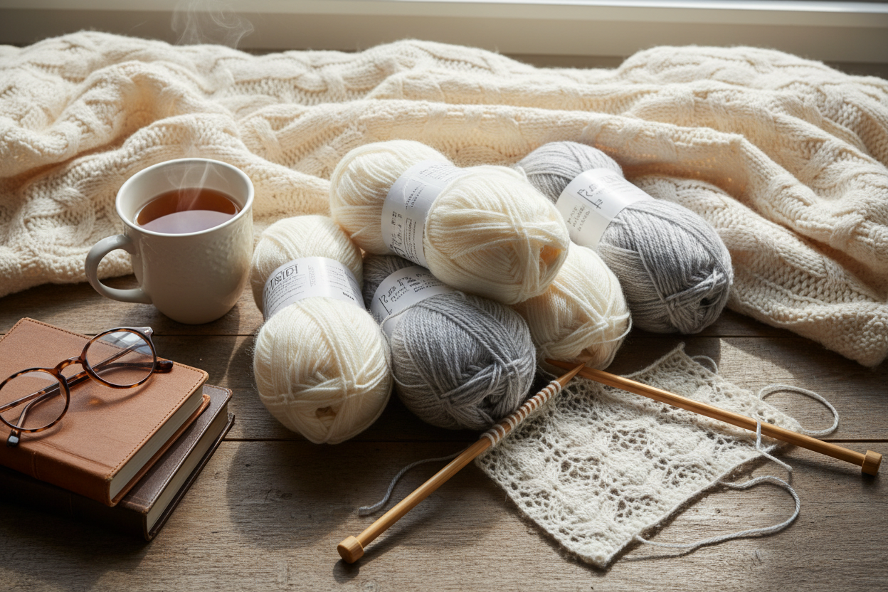 Wolle für entspannte Strickabende und laue Sommernächte