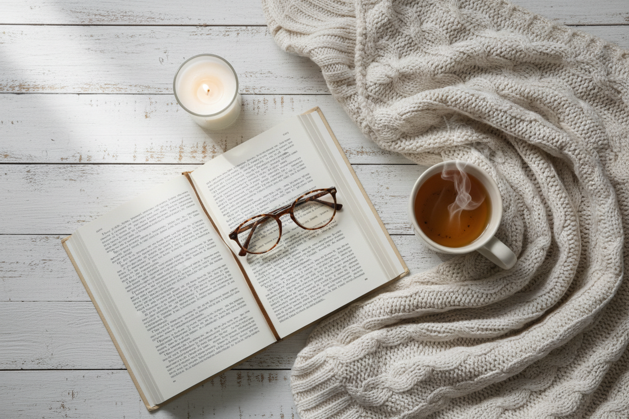 Zeit zum Lesen an deinem Lieblingsplatz
