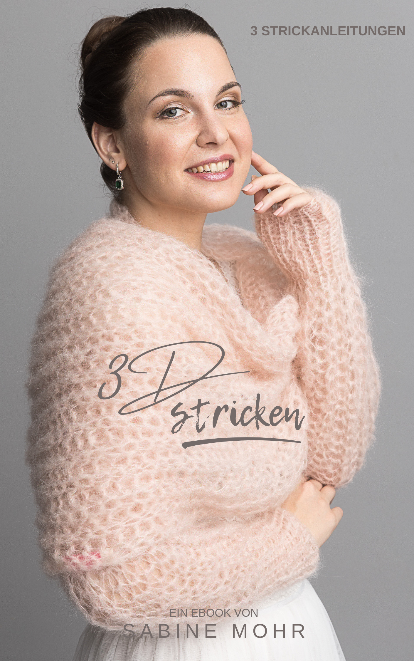 3 Strickanleitungen Bundle Braut – Bolero, Stola & Pullover im Patentmuster