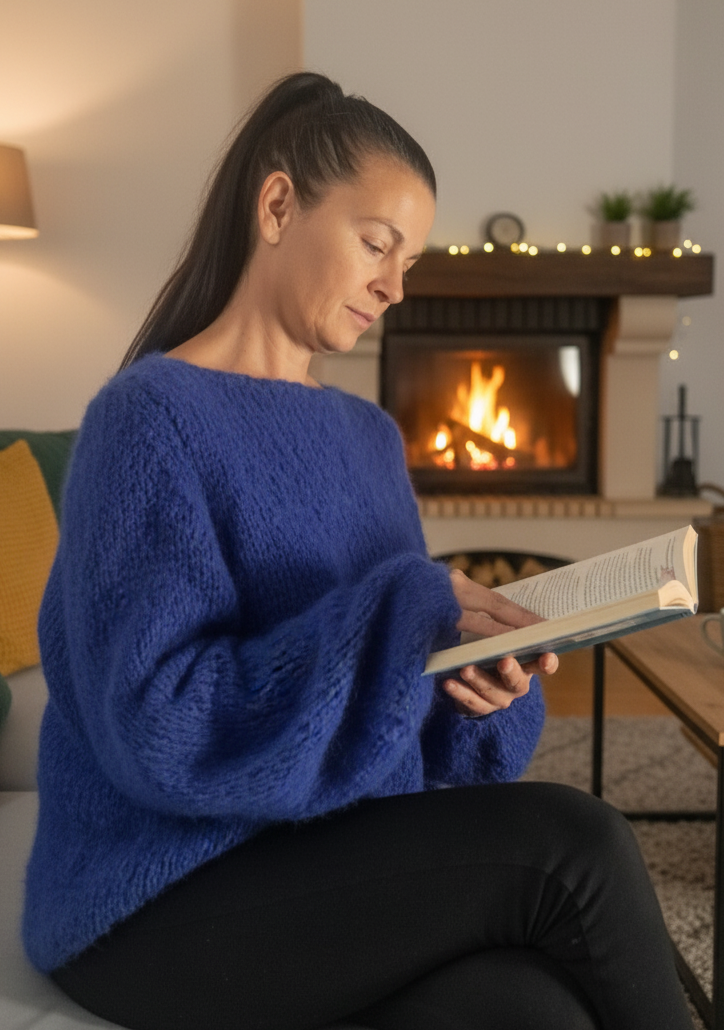 Strickpullover aus Reiki-Wolle stricken