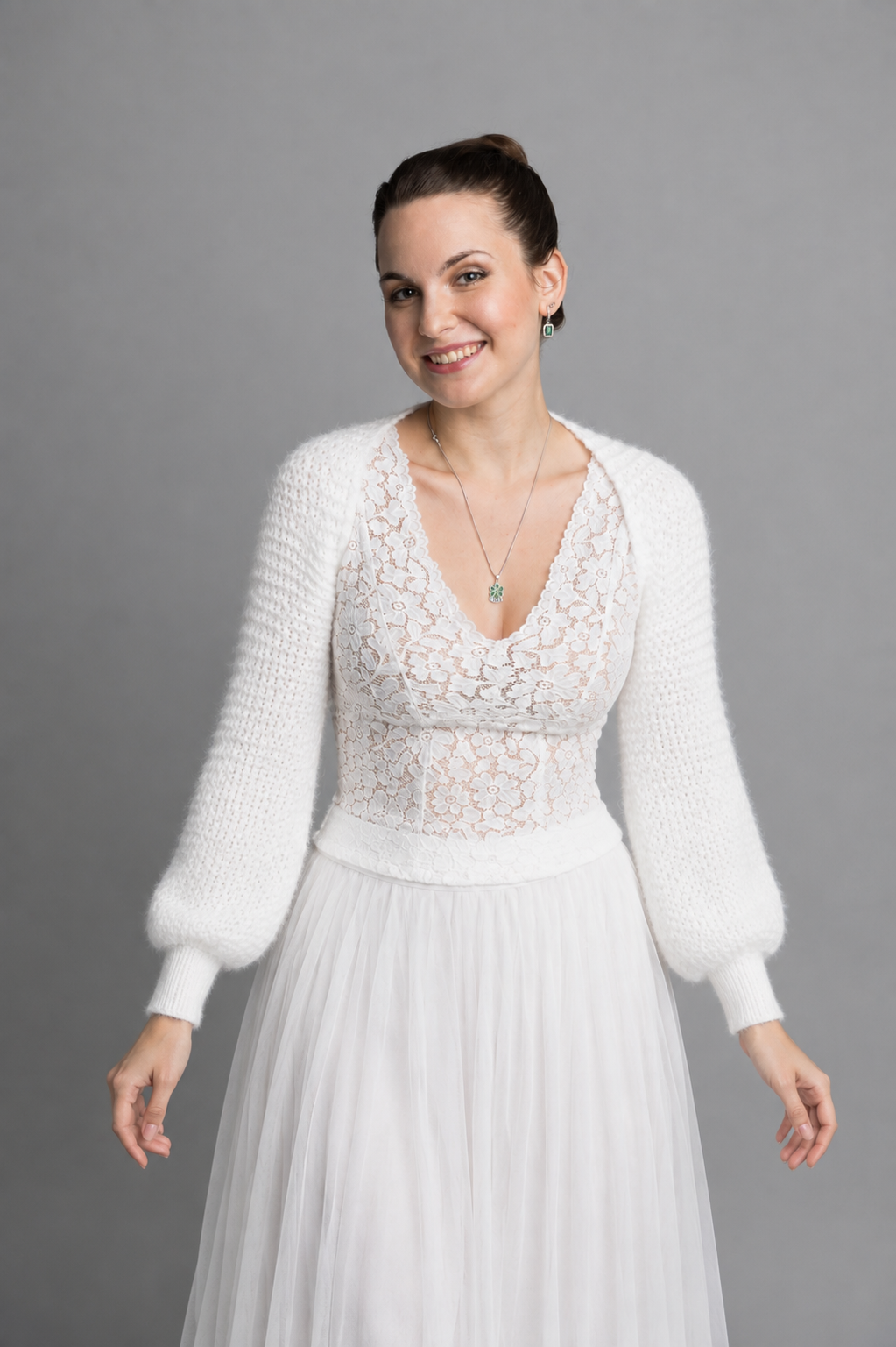Langarm Bolero für die Hochzeit von Beemohr
