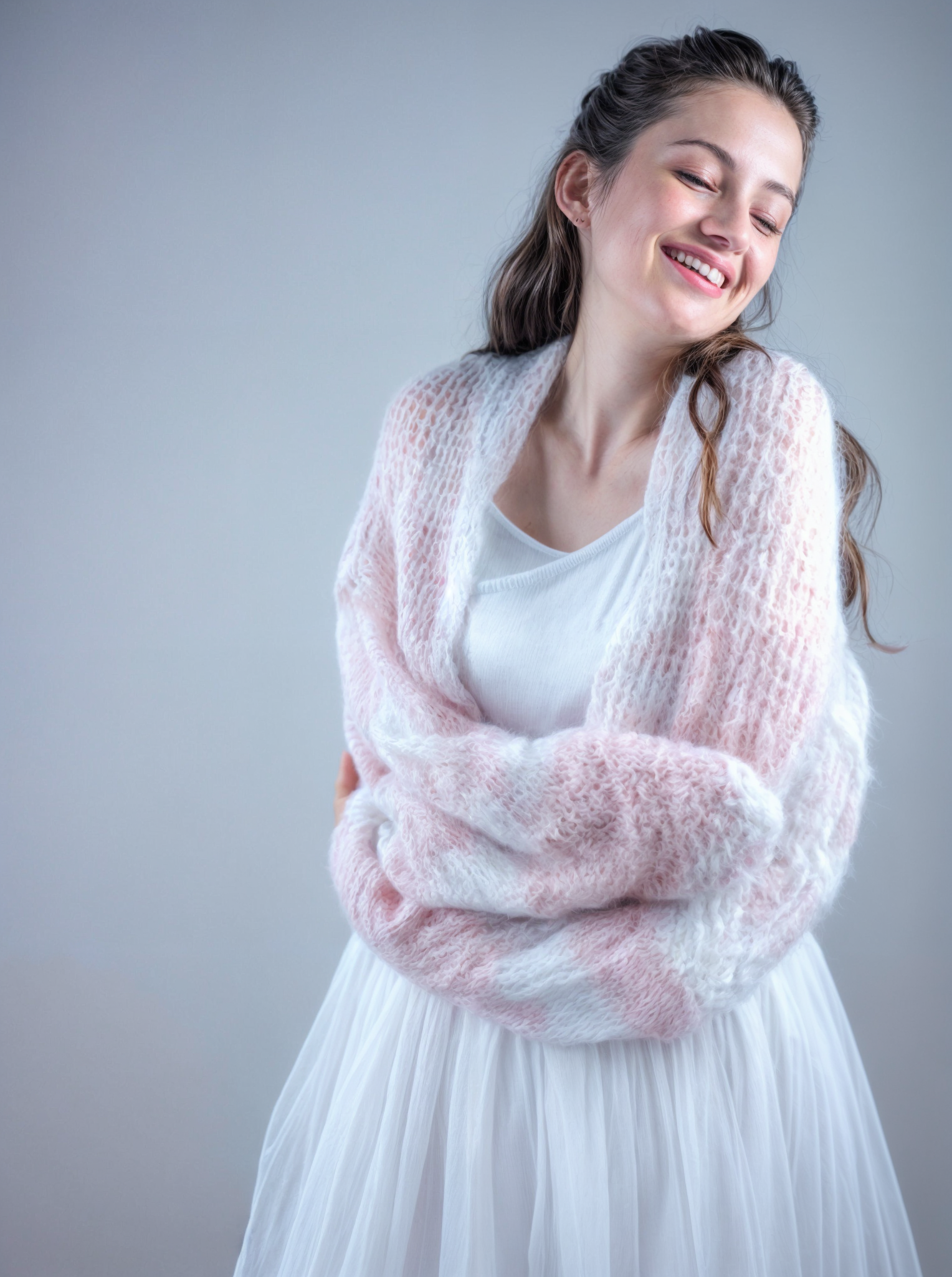 Strickanleitung für einen weiten Bolero Beemohr