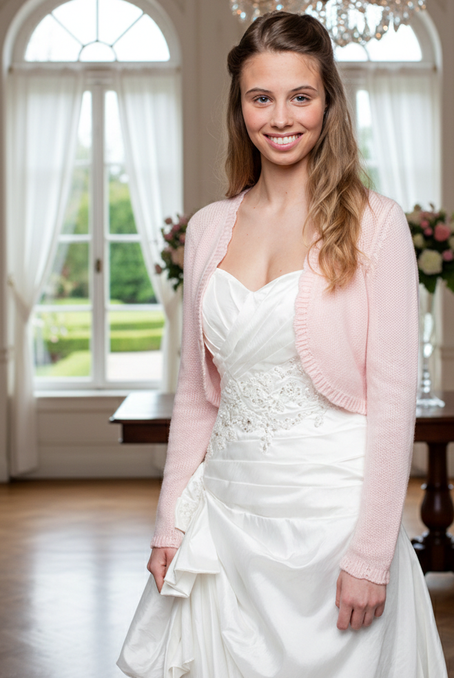 Brautjacke aus Merino Wolle