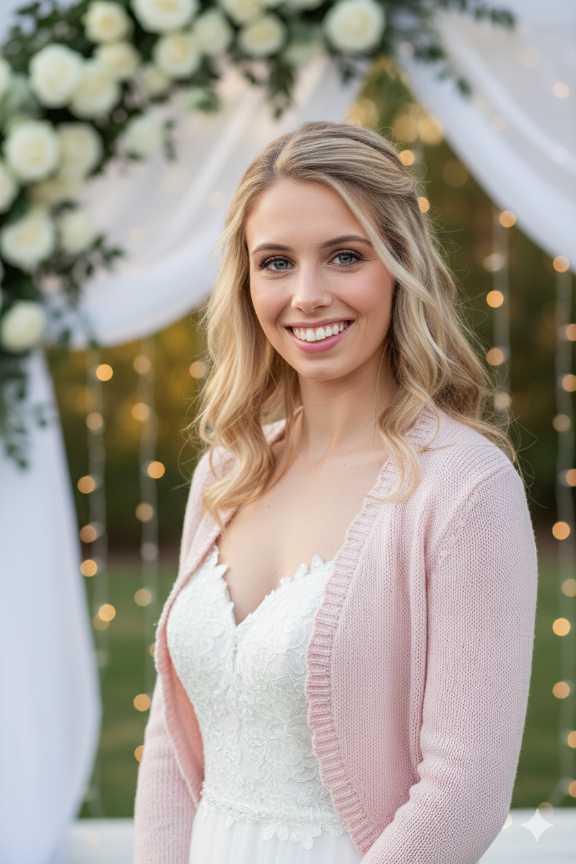 Brautjacke aus Merino Wolle