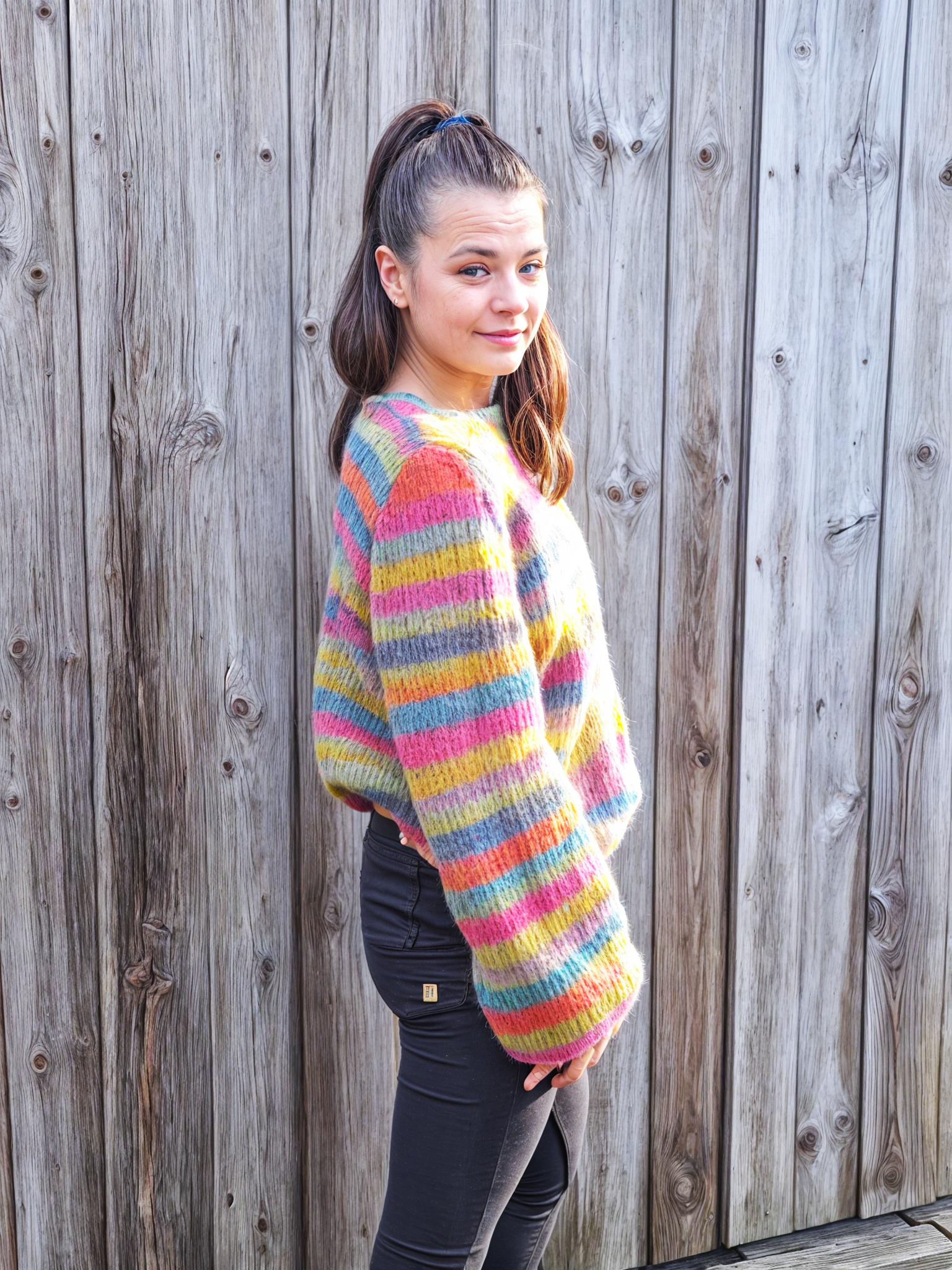 Reiki bunter Strickpullover von Beemohr