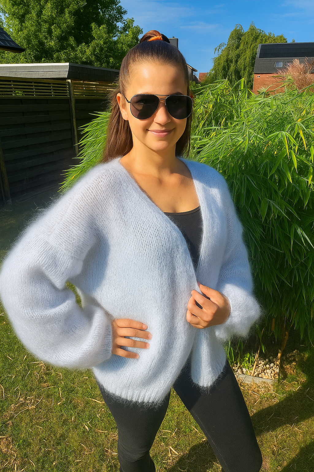 Cardigan in weiß