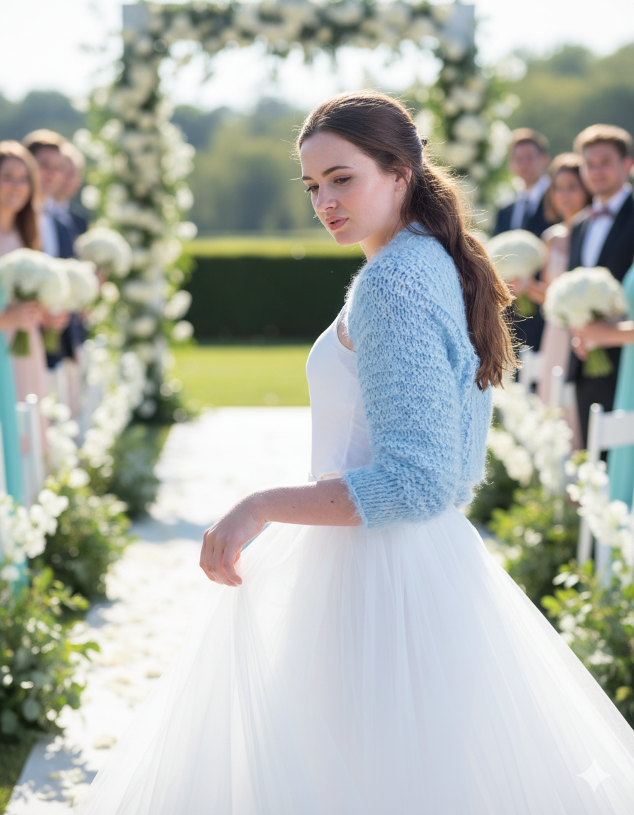 Brautbolero aus Kuschelwolle