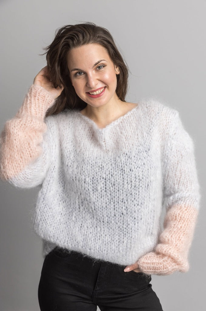 Weiter Mohair Strickpullover von Beemohr