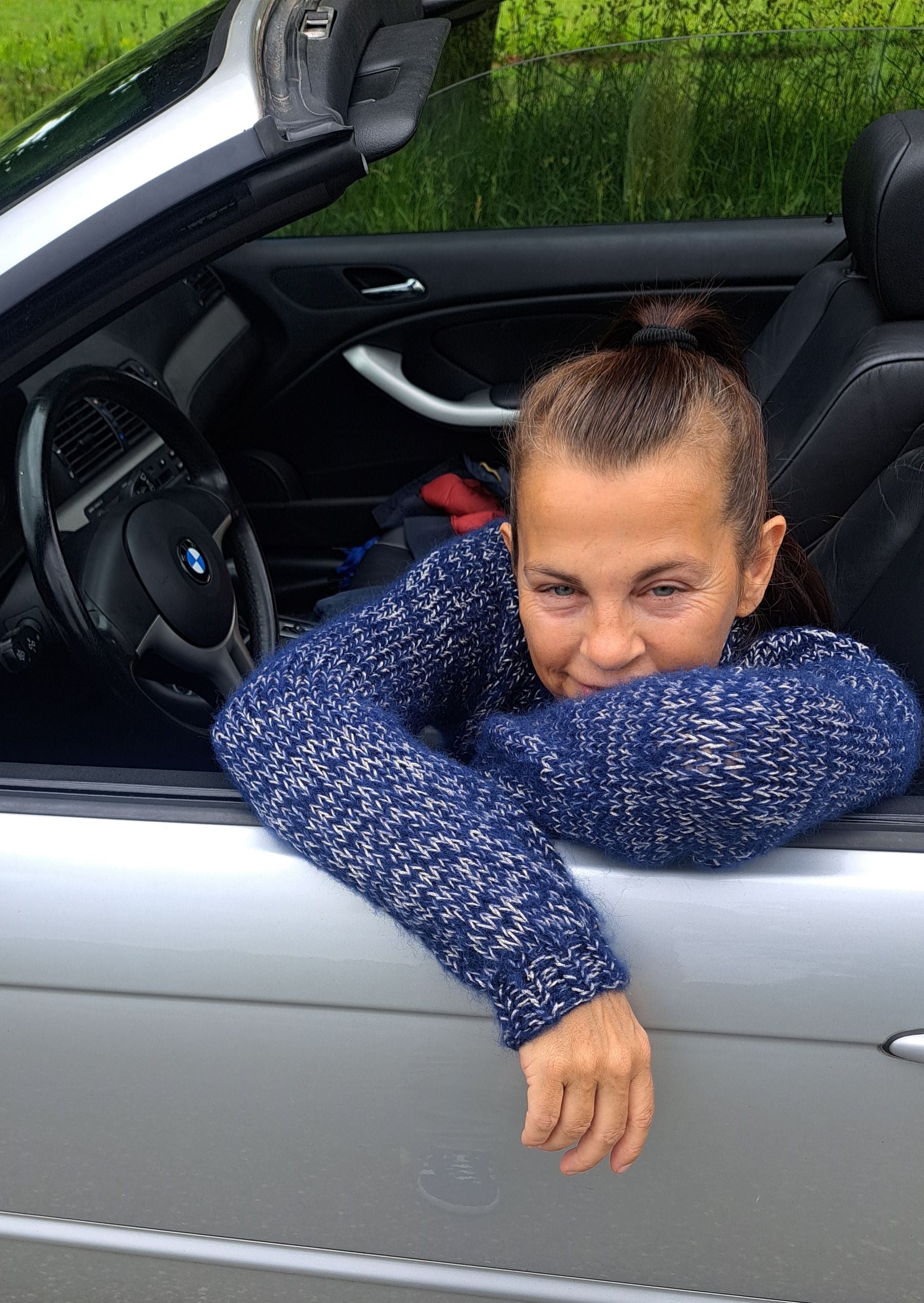 Strickpullover aus Soft Gratte Wolle BMW