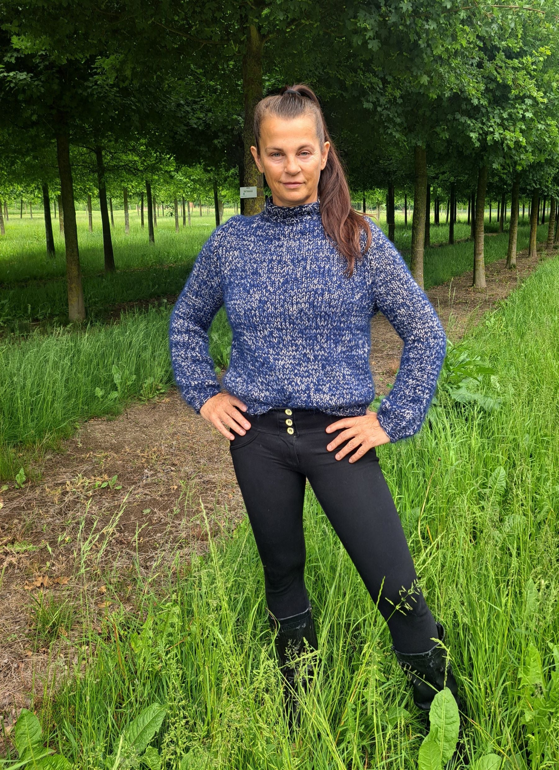 Strickpullover aus Soft Gratte Wolle