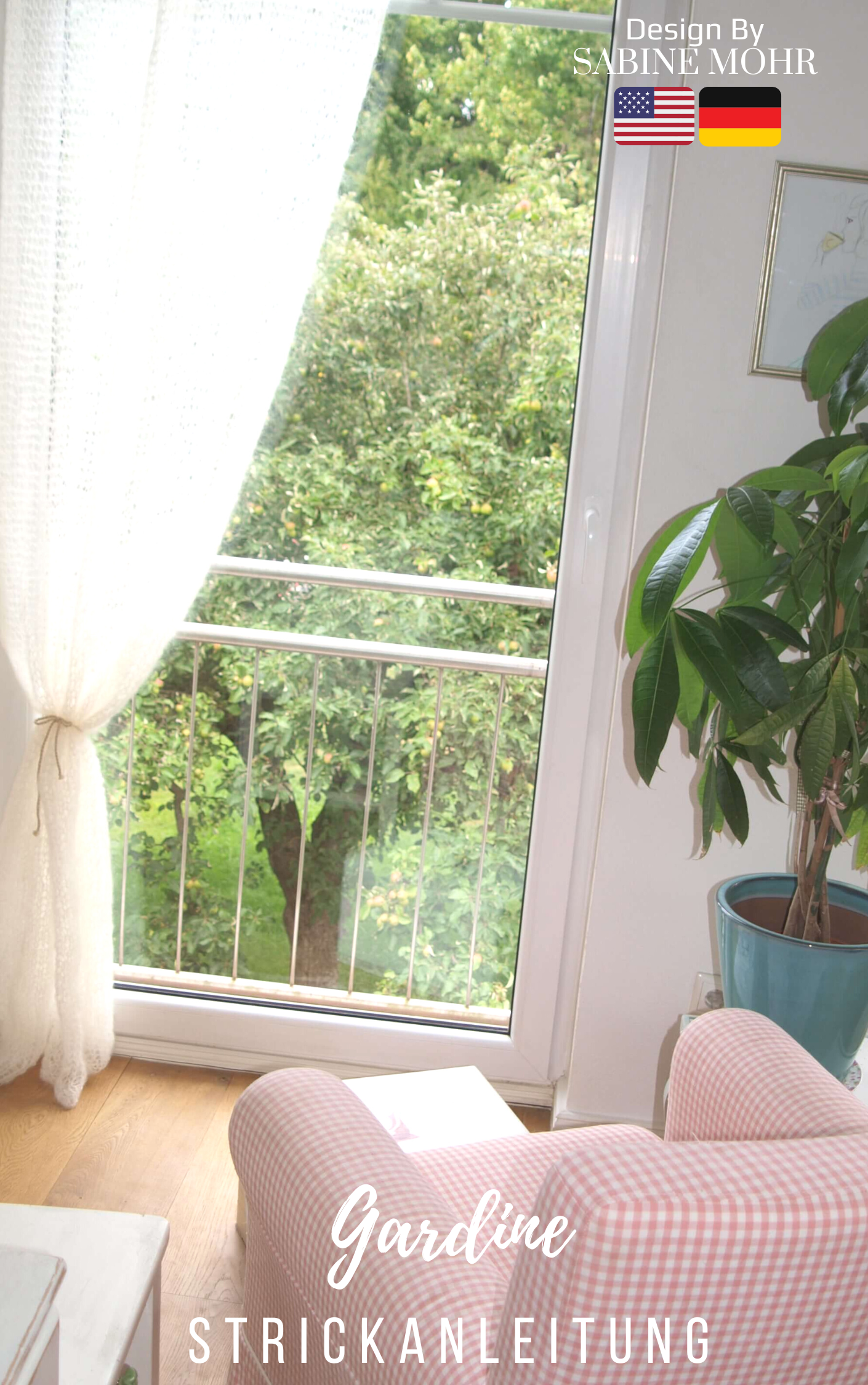 Strickmuster für Gardinen von Beemohr