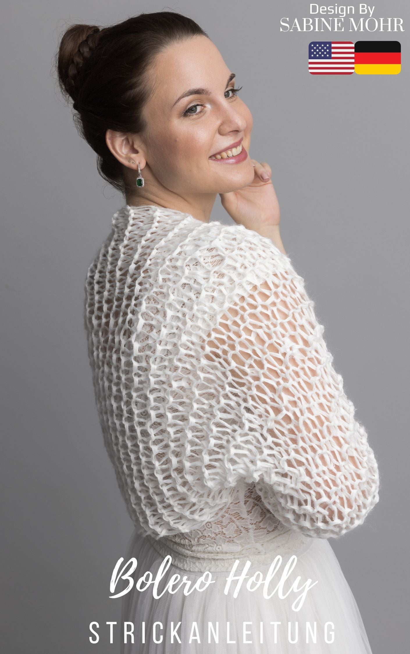 DIY Hochzeit Stricke deine eigene Brautjacke mit Strickanleitung