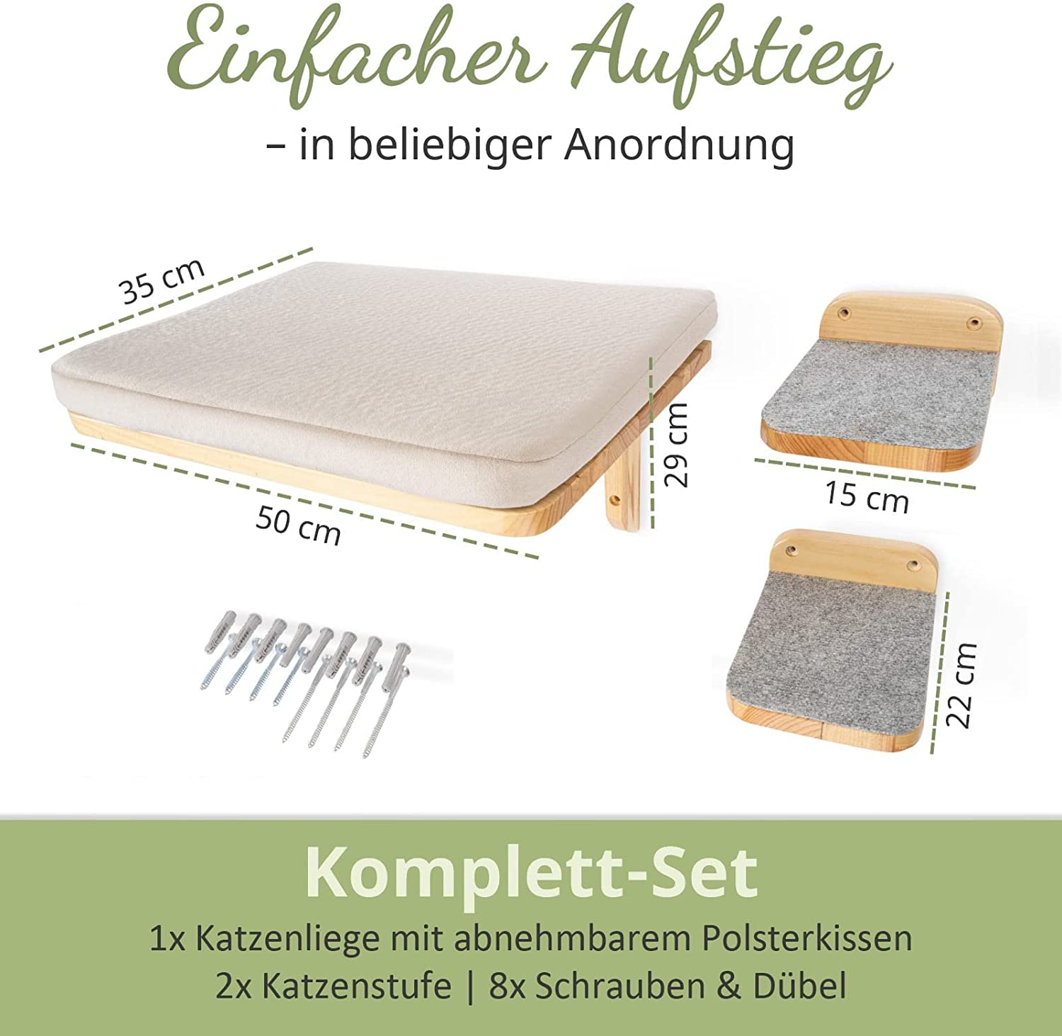 Katzen Kletterwand stabil und modern bestellen