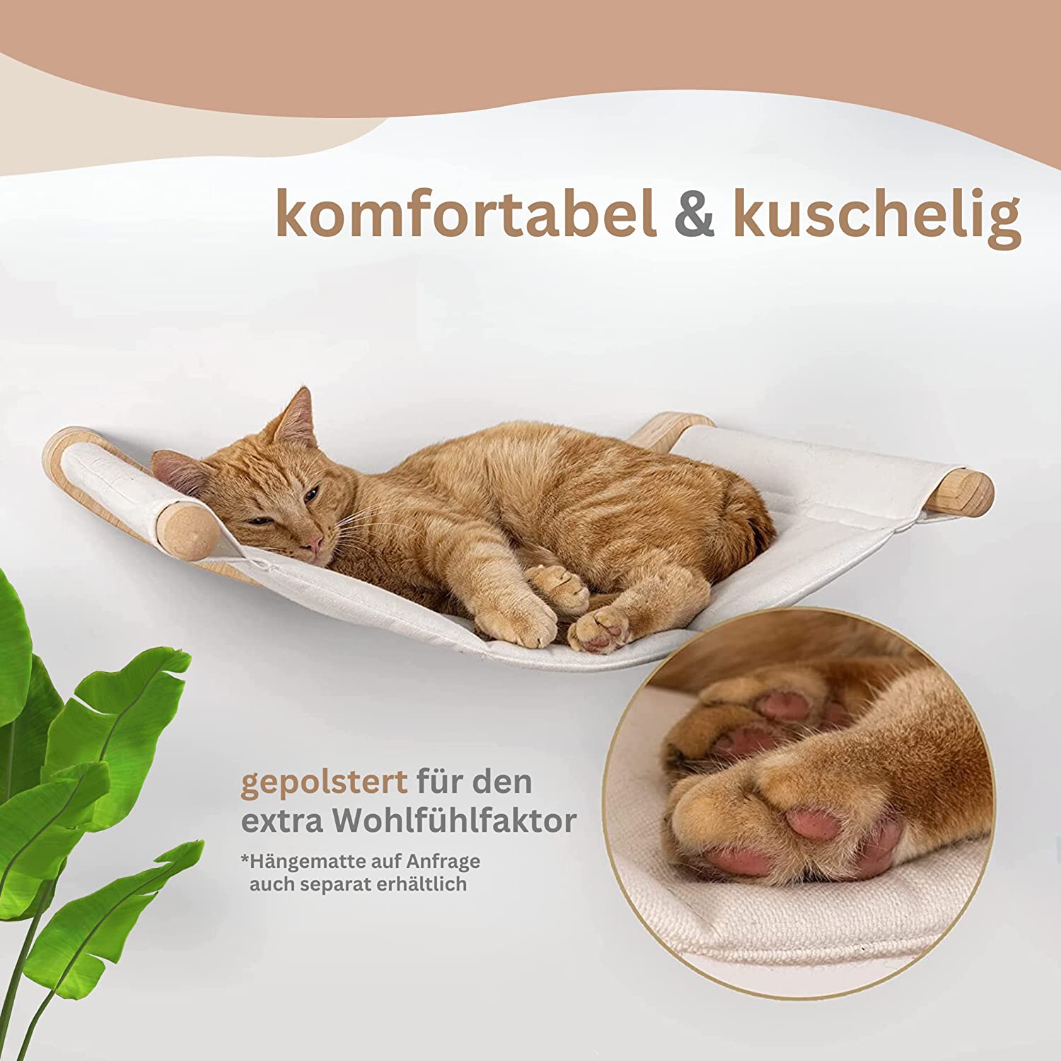 Hängematte für Katzen nachhaltig von Azano