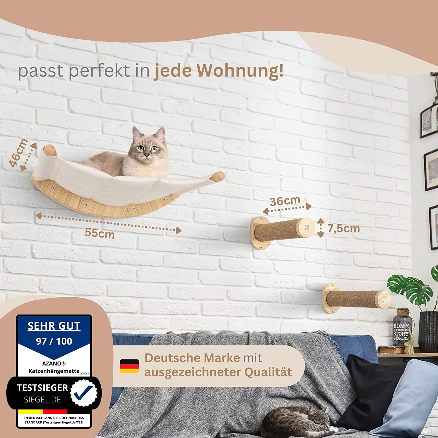 Hängematte für Katzen super gemütlich