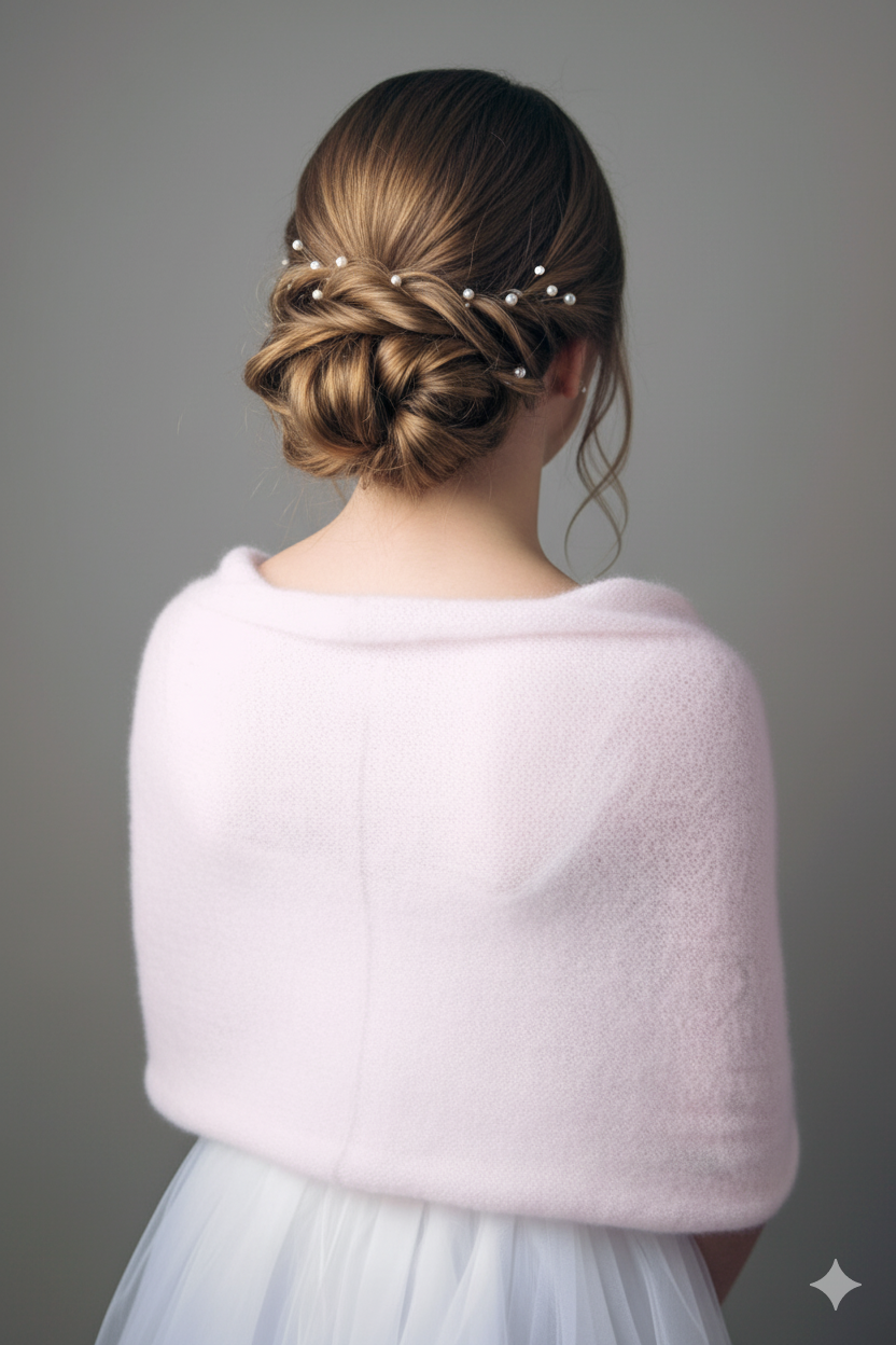 Loop Gestrickt in rosa