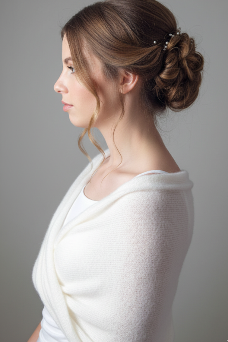 Brautloop aus Alpaka Wolle