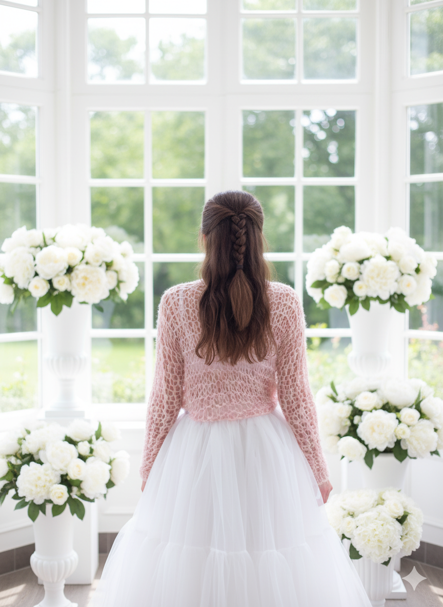 Strickpullover für die Hochzeit