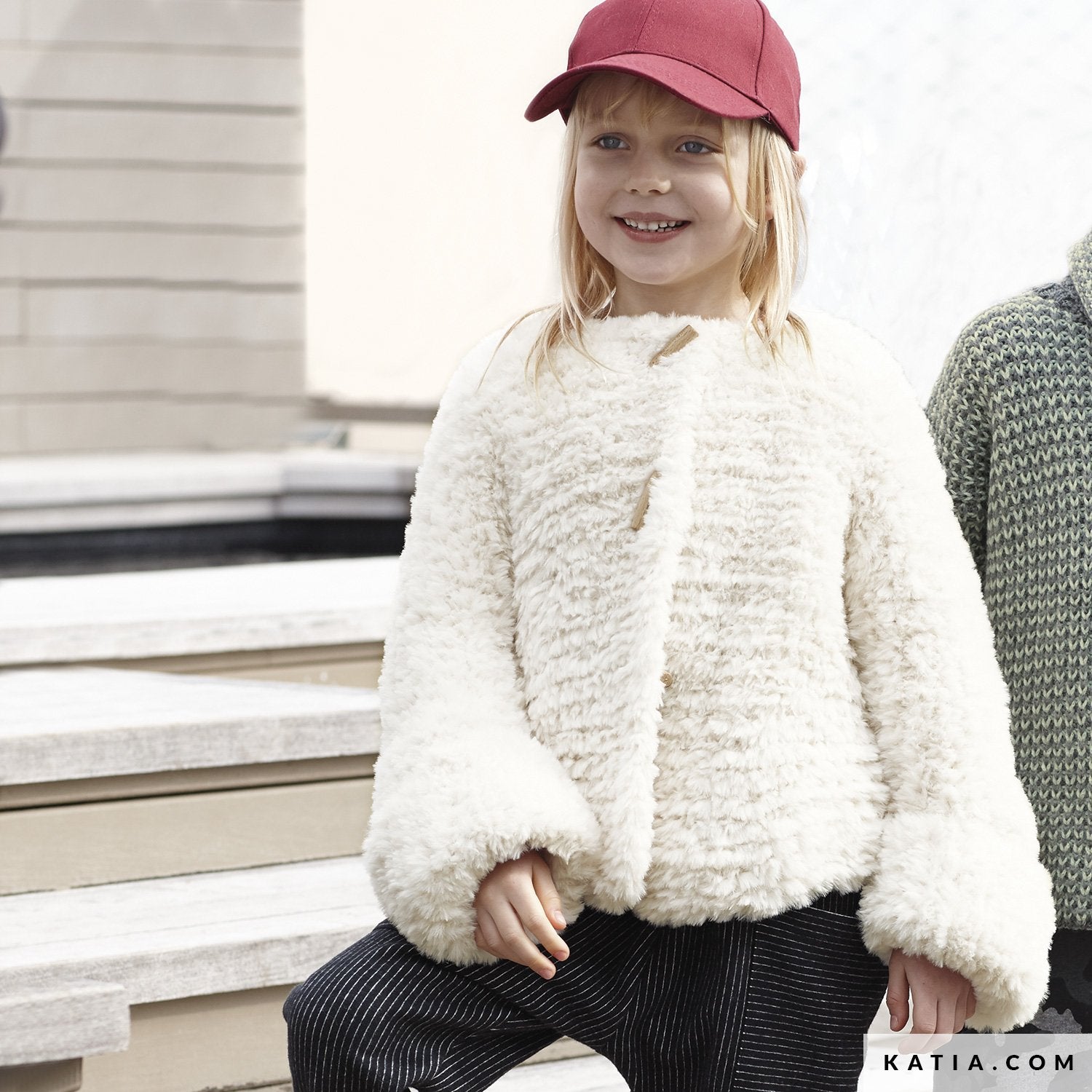 Strickjacke aus Polar Wolle