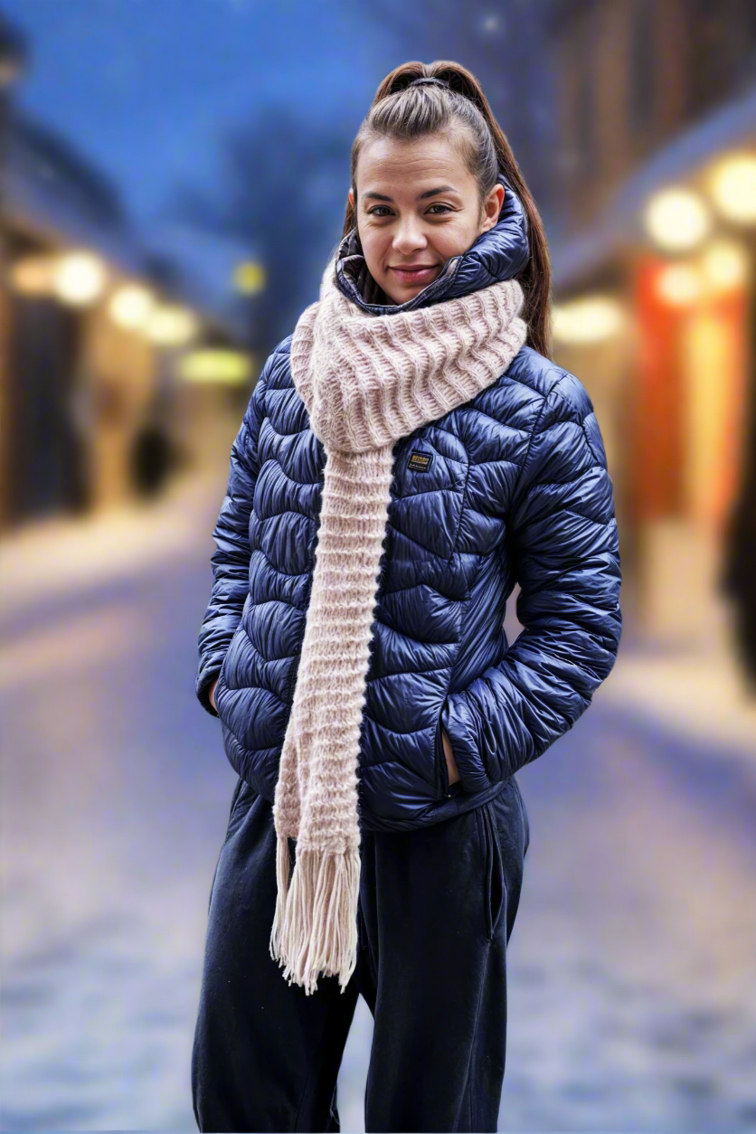 Weicher Schal leicht zu stricken Strickanleitung