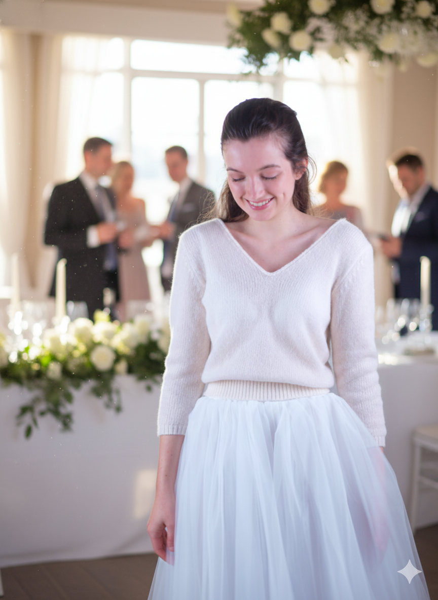 Strickanleitung für Brautpullover