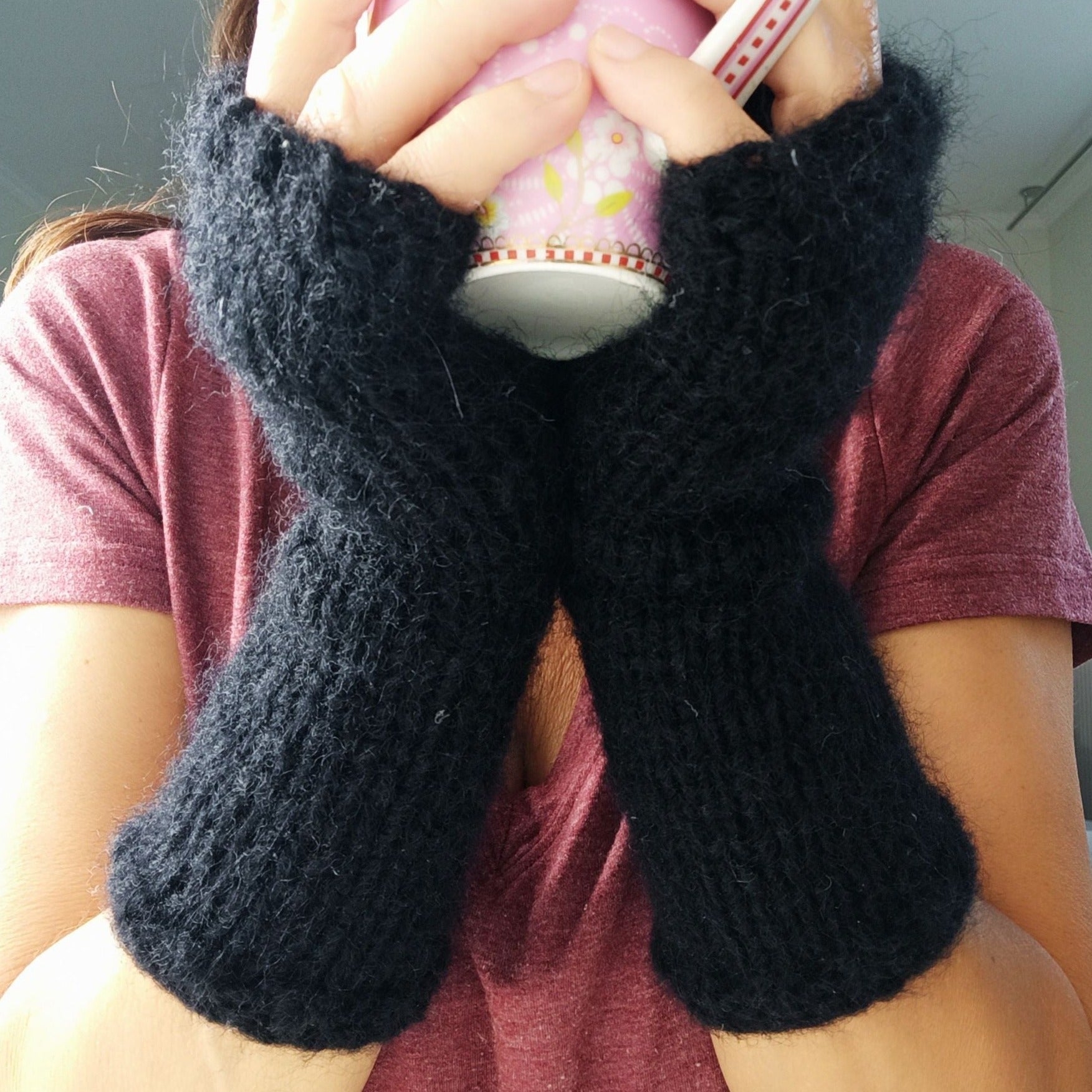 Strickanleitung Stulpen zweifädig stricken mit Soft Grattee