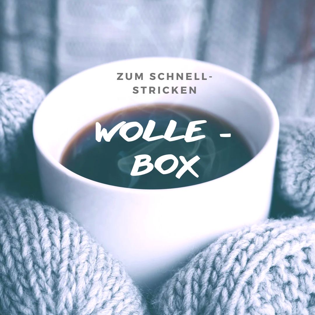 Wolle Box mit extra dicker Wolle