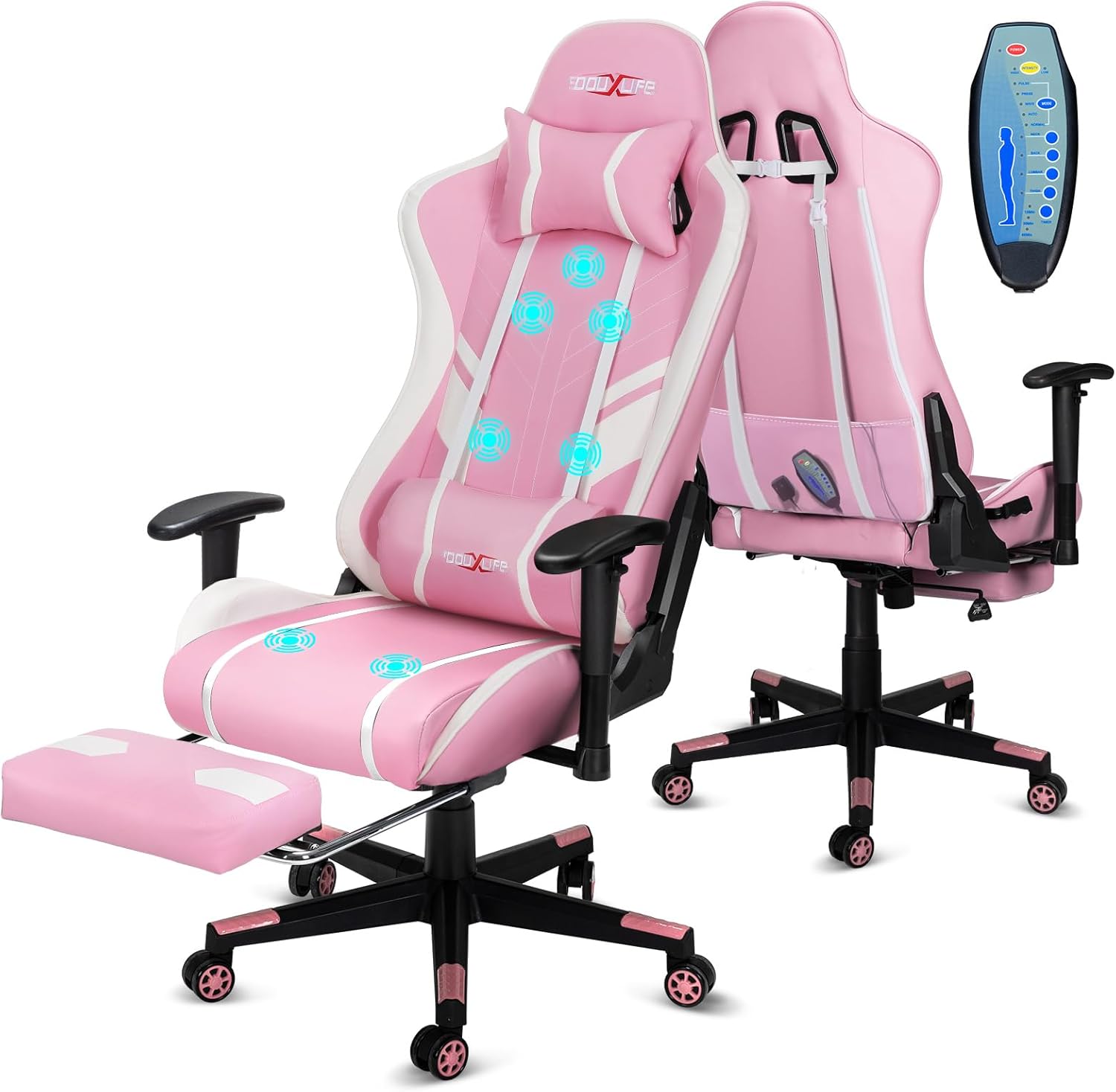 Bürostuhl rosa Massage