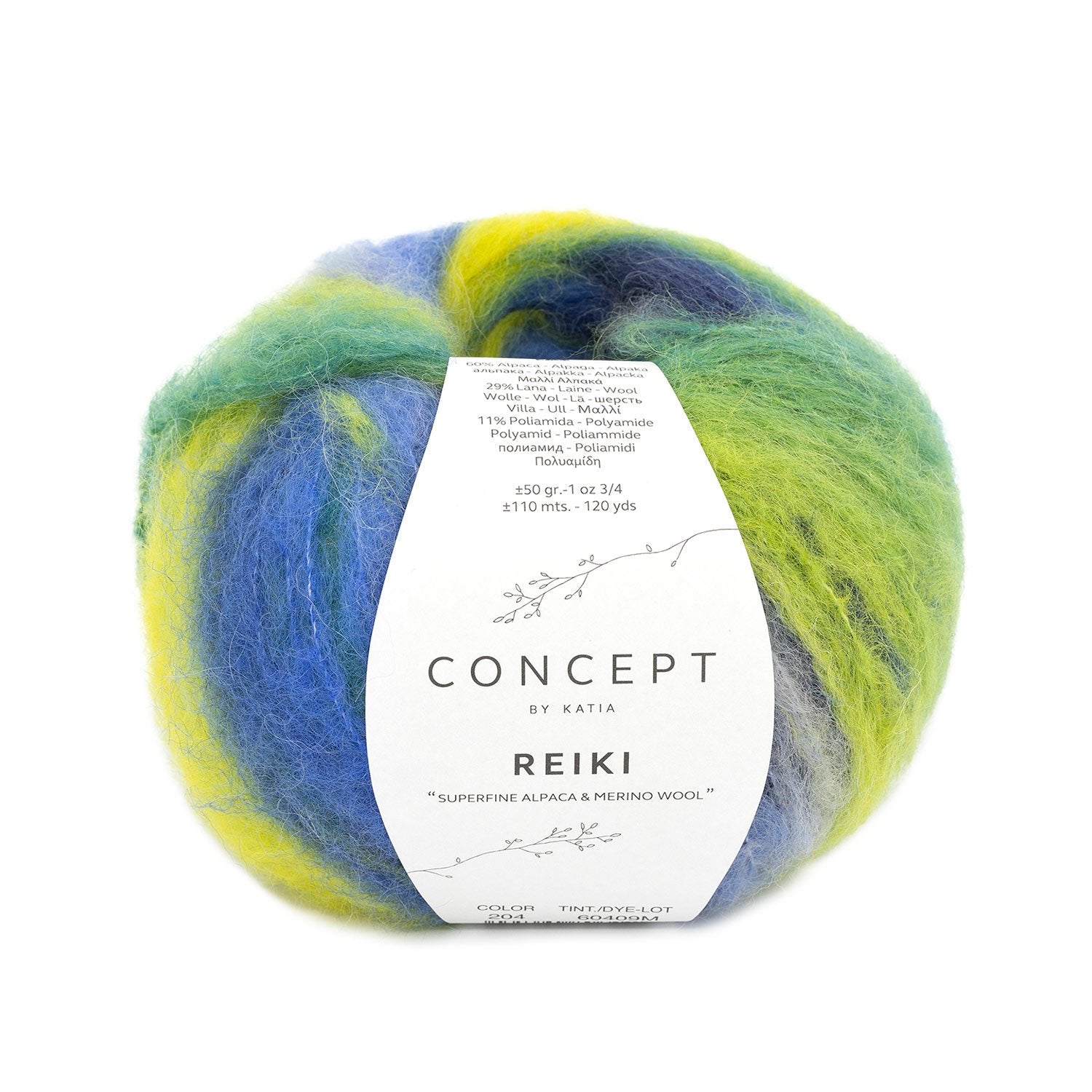 Reiki bunte Wolle von Katia
