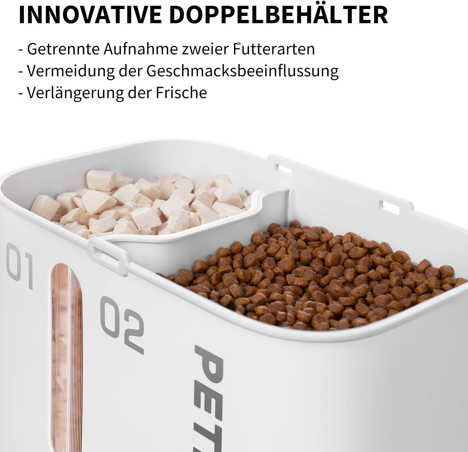 Katzenautomat mit 2 Futter näpfen