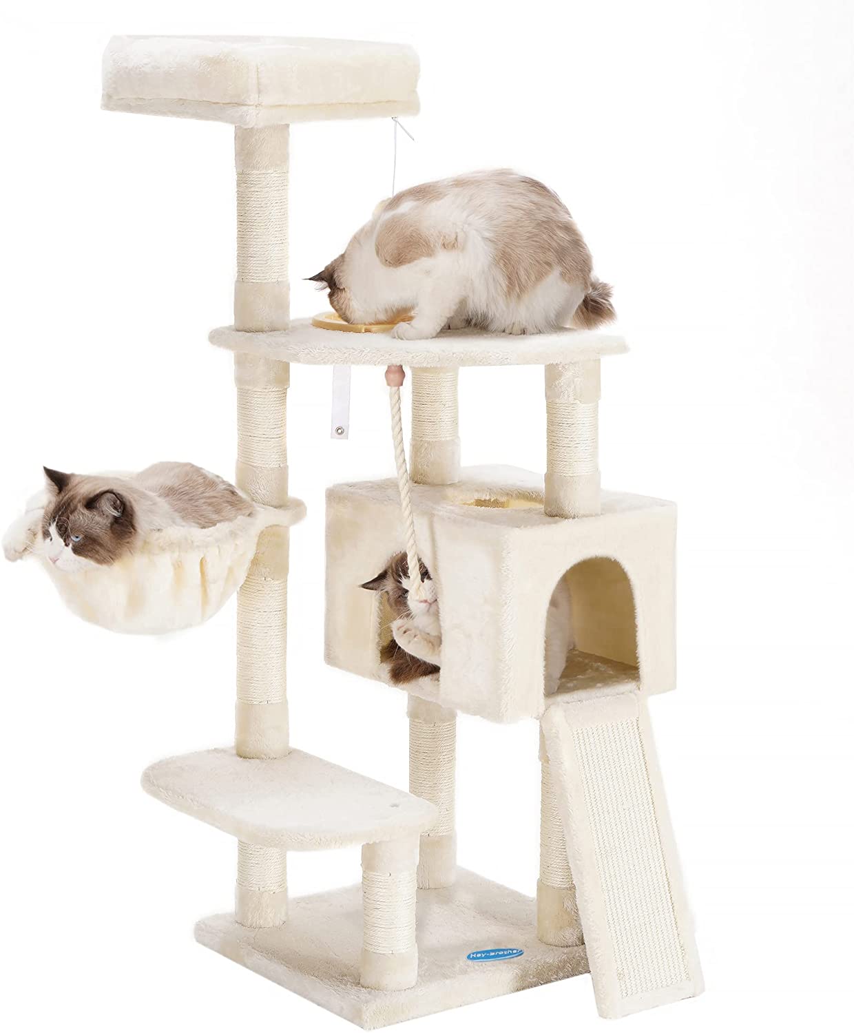 Hey Brother Kratzbaum in beige für Katzen