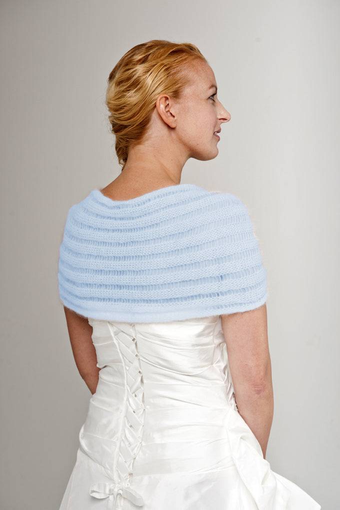 Braut Cape Strickanleitung in wenigen Stunden gestrickt ihr Brautaccessoire - Beemohr
