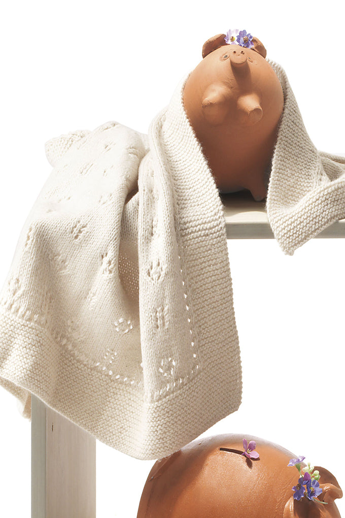 STRICKSET: Babydecke aus Baby Merino von Katia zum Stricken - Beemohr