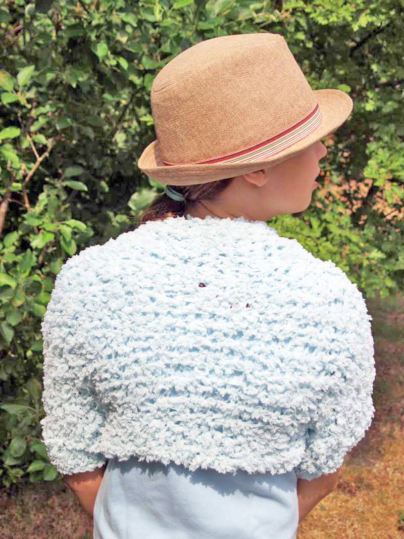 Blumenkinder Bolero COSMO flauschig und weich für Kommunion und Feste - Beemohr