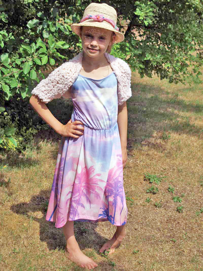 Blumenkinder Bolero COSMO flauschig und weich für Kommunion und Feste - Beemohr
