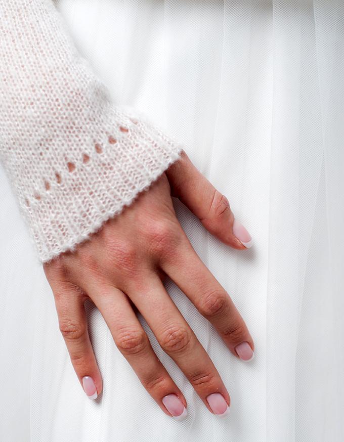 Strickanleitung für einen leichten Brautpullover - Beemohr