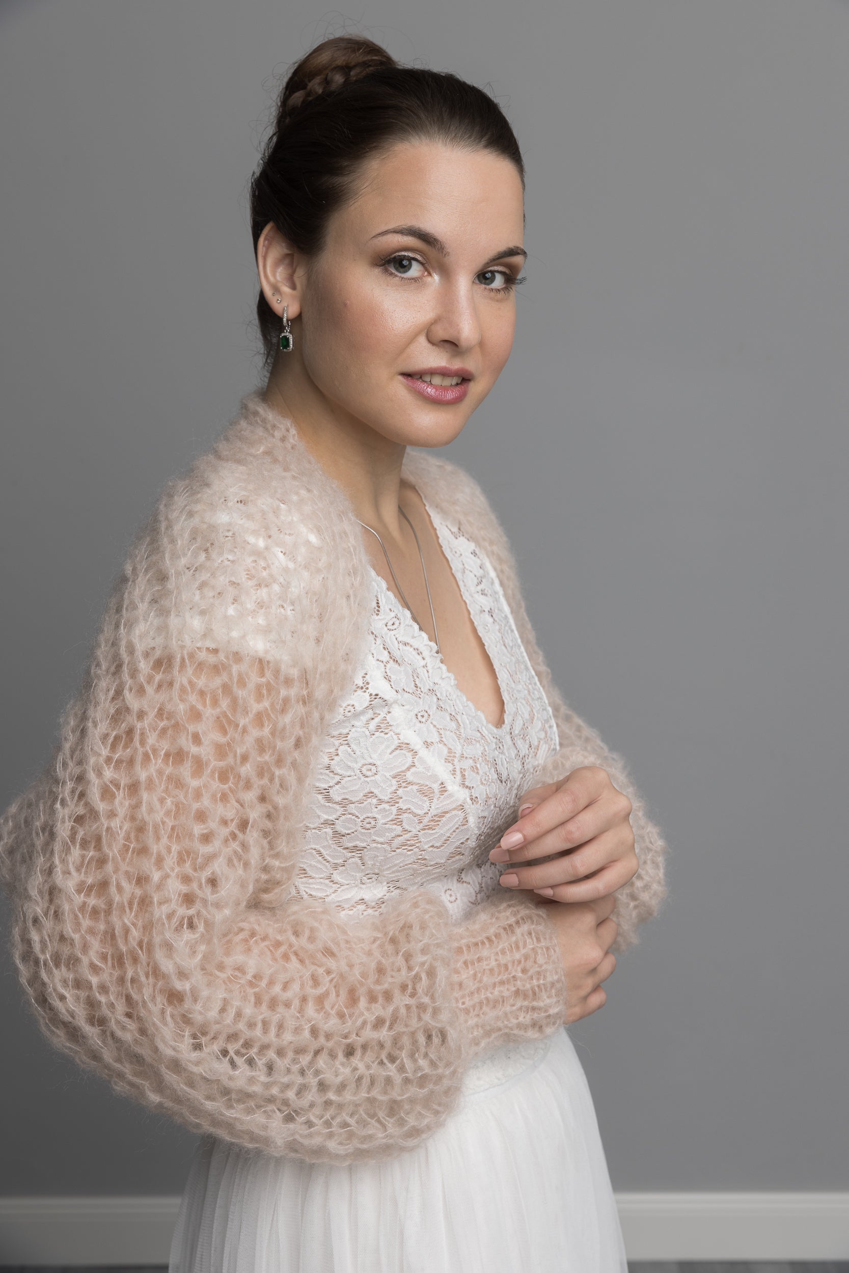 Strickanleitung: 3 D Bolero BREEZE für deine Hochzeit - Beemohr
