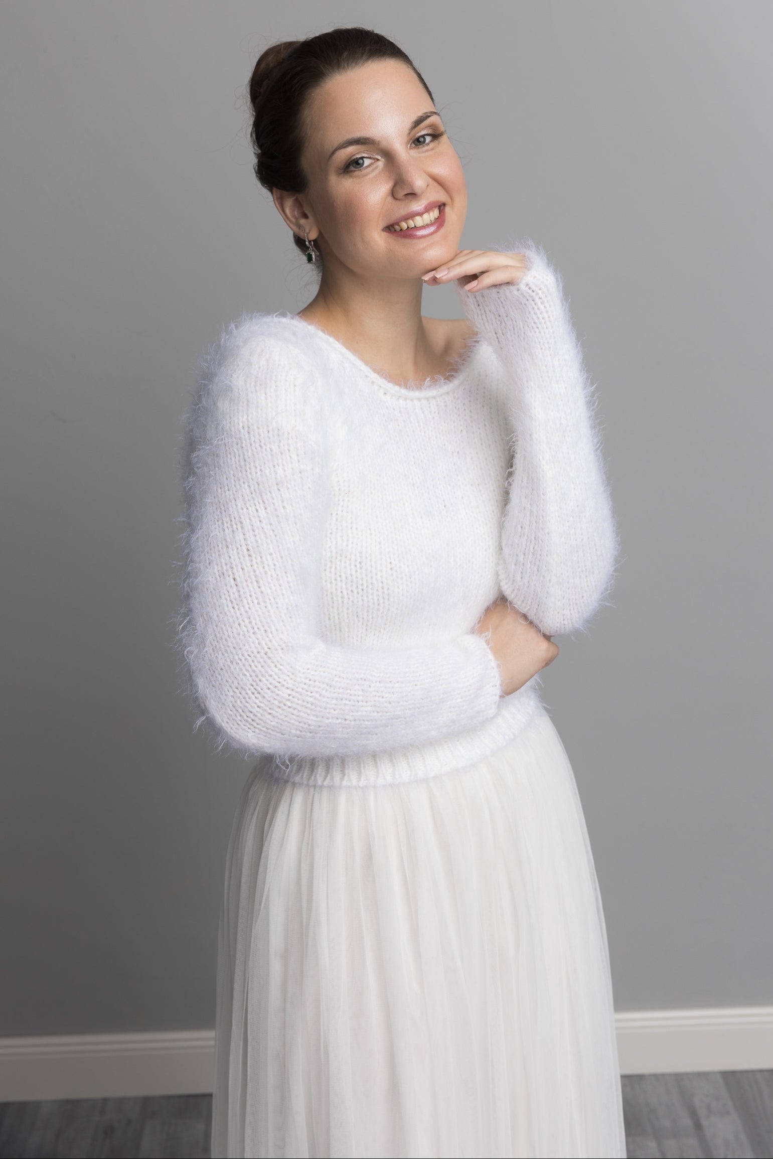 STRICKSET: Kuschelpullover zum selber stricken VICKY - Beemohr